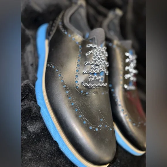 Cole Haan 4.Zerogrand Men 10.5 Oxford Shoes C31890 Black 